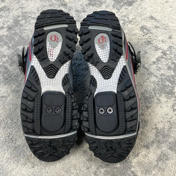 New Pearl Izumi X-Alp Enduro II Shoes Gray Black Cycling Cross Country Trail 40 - Picture 8 of 12